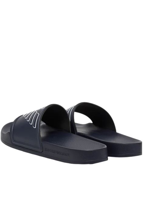 Ciabatte slide logo maxi EMPORIO ARMANI | EX000042 AF22189MZ681